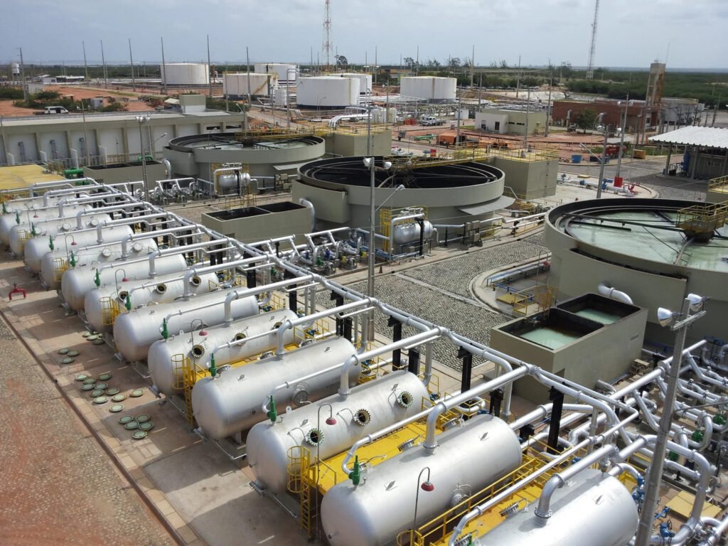 Estação de Tratamento de Efluentes no Campo de Produção Terrestre de Canto do Amaro - Mossoró/RN